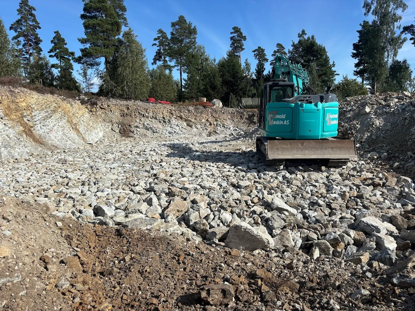 Knatvold Maskin på jobb